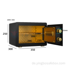 feuerfeste Mini Digital Fingerabdruck Safe Box für Häuser